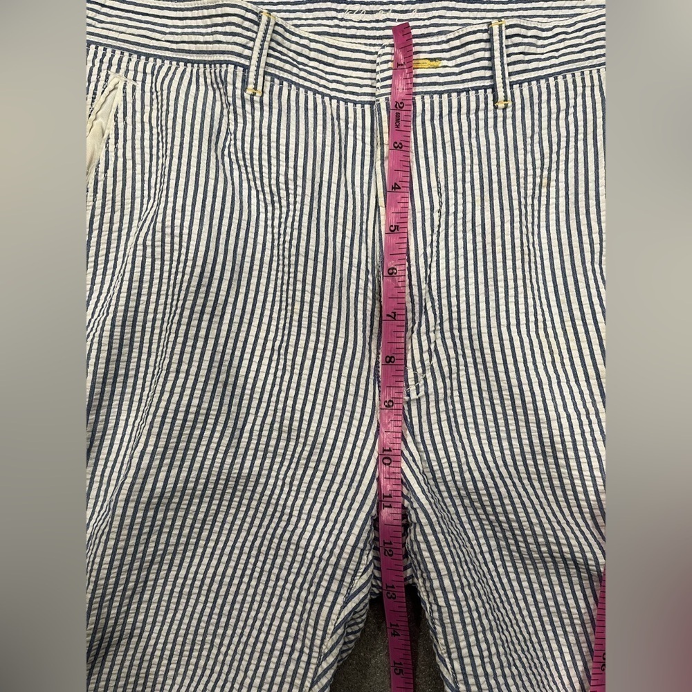 Robert Graham Hawkes Ball Seersucker Shorts 36 Classic Fit Blue Preppy Gingham - Picture 6 of 10